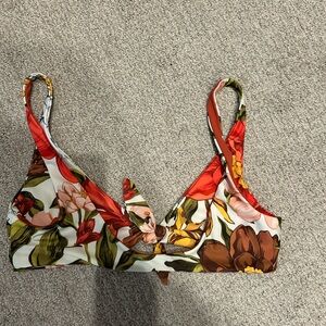 Mara Hoffman Tropical Floral Bikini Top